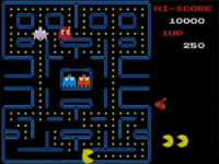 une photo d'Ã©cran de Pac-Man sur Nintendo Nes